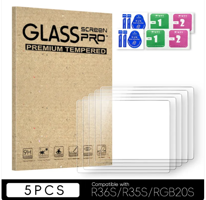 Shield Guard Tempered Glass Screen Protector for Handheld Game Console